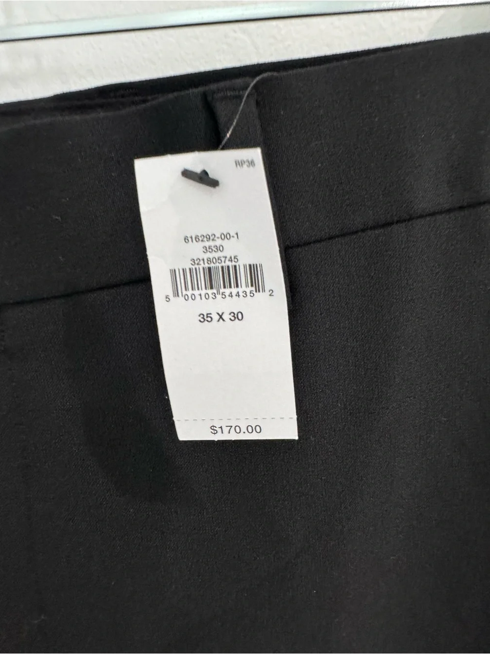 Banana Republic Men's Black Dress Pants - Classic Tailored Trousers